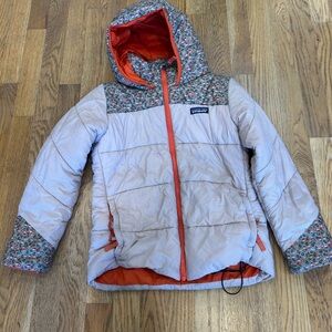 Patagonia Girls Hi-Loft Down Sweater Hoodie